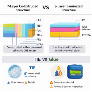 Bolsas de Vacío Transparentes de Grado Alimenticio con Sellado Térmico de 3 Lados, Resistentes a la Humedad, con Impresión en Huecograbado, Material PA/<span class=keywords><strong>NY</strong></span>, Marca OEM - Product Image 4