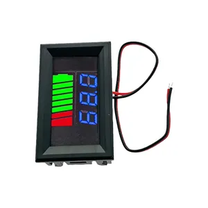 Digital Battery Capacity Indicator Lead-acid Battery Charge Level LED Voltmeter DC 12V-60V