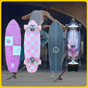 กระดานเล่นสเก็ตบอร์ดแบบเดี่ยว ทำจากอลูมิเนียมอัลลอยด์ สำหรับผู้เริ่มต้น เล่นได้ทั้งชายและหญิง ป้องกันการลื่น เหมาะสำหรับเล่นสเก็ตบอร์ด เล่นเซิร์ฟ และออกกำลังกาย - Product Image 3