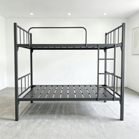 Lit superposé en acier flexible et personnalisable, gain de place, ODM/OEM, vente en gros directe usine, pour camps de travail et dortoirs
