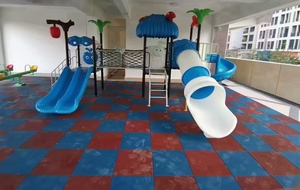 Chống trượt trong nhà ngoài trời phòng tập thể dục cao su Mat sân chơi gạch lát sàn cao su - Product Image 6