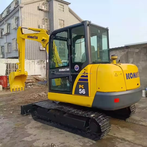 Komatsu Excavadora de Segunda Mano, Miniexcavadora de Movimiento de Tierras, Hidráulica PC56, Usada, Pequeña - Product Image 2