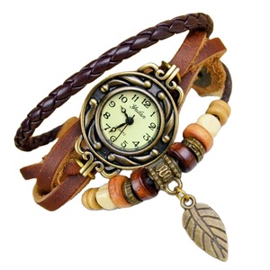 Ensemble de bracelet et montre pour femme pas cher, bracelet en corde, montre-bracelet - Product Image 1