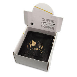Marca de Taiwán de primera calidad, embalaje de té de café de grado alimenticio reutilizable, caja de tablero de mensajes impresa en offset, modelo N6, laminación mate - Product Image 2