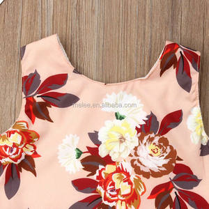 bebé niña ropa conjunto ropa de bebé chica ropa chaleco camiseta Top amarillo pantalones bombachos cortos trajes ropa - Product Image 6