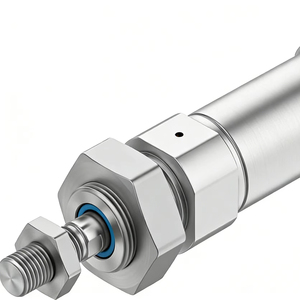 Cylindres pneumatiques Cylindre à tige de piston Cylindres ronds ESNU-25- - ESNU-25-10-P-A-MA-K3 - Product Image 1
