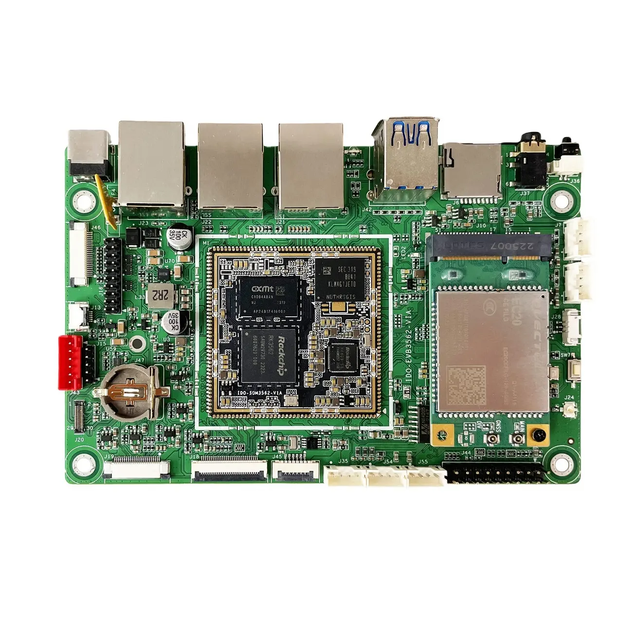 Scheda di valutazione del kit EVB scheda di deverlopment schede madri del circuito integrato rockchip rk3562 modulo SOM supporto Android o Linux