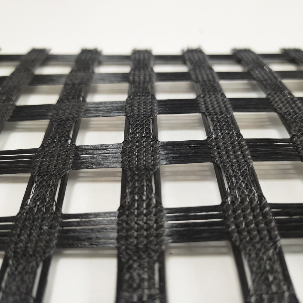 Высокая прочность на растяжение Geogrids EGA40KN, арматура для асфальта, битума, стекловолоконная георетка для продажи