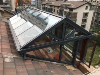 Invernadero Moderno de Aluminio con Diseño Personalizado, Ecológico, con Aislamiento Térmico Alto y Vidrio Doble Bajo Emisivo