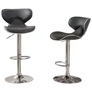 Modern Counter High Leather Banco Para Barra Swivel Bar Sex High Stools Sex Chairs Kitchen Luxury Bar Chair