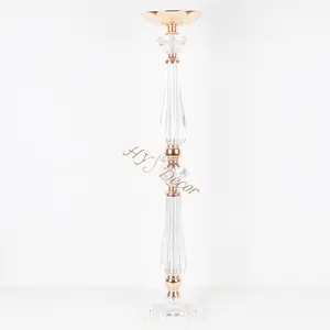 HY Wedding Event Decorations Centre De Table Wedding Centerpieces for Wedding Table Candle Holders Candelabra Centerpieces