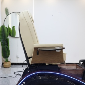 Meilleur <span class=keywords><strong>fauteuil</strong></span> professionnel de luxe personnalisable avec logo pour salon de manucure, massage des pieds et spa, et réparation des ongles - Product Image 5