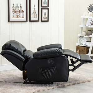 Sillón Reclinable de Cuero Ecológico Personalizado con Masaje de 8 Puntos, Sofá Reclinable Eléctrico, Sofá Reclinable - Product Image 6