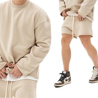 Ensemble de sport pour homme Topgear, motif automne, sweat-shirt et short, coupe ample, personnalisation, sweat-shirt à manches longues