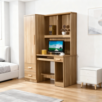 Armoire moderne en MDF pour chambre à coucher et hôtel Table d'ordinateur Designs stylés Vente d'usine Réglable pour la maison ou le salon Meubles