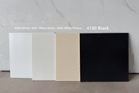 Carrelage Céramique Mat Couleur Unie 400x400mm Épaisseur 10mm Antidérapant pour Murs/Sols de Salle de Bain de Luxe, Chambre, Entrepôt, Cuisine
