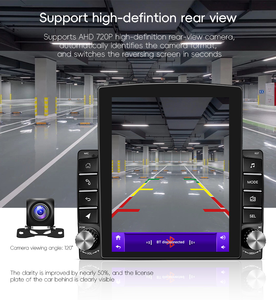 Laesd Android Car Stereo GPS navigation Wifi BT RDS autoradio phổ đôi DIN 9.7 ''dọc màn hình cảm ứng đài phát thanh xe hơi - Product Image 6