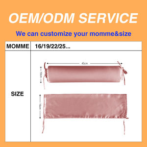 Ukuran Disesuaikan Warna Mewah Sarung Bantal Sutra Silinder 16/19/22/25/30Mm Sarung Bantal Sutra - Product Image 6