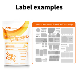 Vitaminas para el Cuidado de los Ojos OEM, Complejo de Arándanos, Betacaroteno, Luteína, Zeaxantina, Gomitas, MOQ Flexible, Plazo de Entrega Rápido, Certificado cGMP COA - Product Image 6