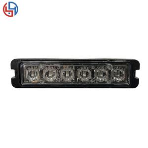 Étanche IP65 blanc led stroboscopique lumières 3W 6 led stroboscope voyant ambre balise 21 modes 12v 24v led stroboscopique voyant d'avertissement - Product Image 1