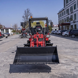 Daya Peta 0.8T Pemuat Roda Mini dengan Sekop Ujung Depan Sekop Pemuat 4wd Traktor Radlader Kendaraan Semua Medan <span class=keywords><strong>CE</strong></span> - Product Image 6