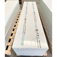 Matériau de construction, plan de travail pour cuisine et salle de bain, surface de table, plan de travail, plaque de surface solide en acrylique modifié blanc pur