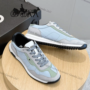 Baskets Patchwork Homme Bos – Nouveauté Légère et Décontractée, Style Business, Cuir de Vachette Véritable de Haute Qualité, Tendance Mode TPU - Product Image 1