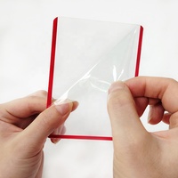 Protège-cartes rigides en PVC imperméables 3x4 pouces pour cartes à collectionner