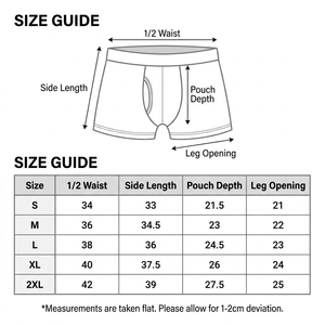Slip e <span class=keywords><strong>Boxer</strong></span> da Uomo in Fibra di Bambù con Logo/Design Personalizzato, con Apertura Frontale, Design ODM/OEM - Product Image 3