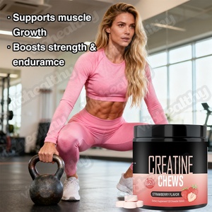 Vitaheathy OEM/ODM di creatina di prima scelta mastica compresse di creatina biologica compresse da masticare per adulti pastiglie di creatina masticabili fruttate - Product Image 3
