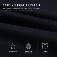 Tissu Oxford en polyester enduit de PU résistant à l'eau 900D, texture irrégulière, pour housses de meubles de patio et housses de voiture d'extérieur