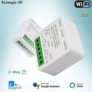 Interrupteur intelligent WiFi 16A EWeLink 2 voies, disjoncteur DIY avec minuterie, fonctionne avec Alexa, <span class=keywords><strong>Google</strong></span> Home, SmartThings pour l'automatisation de la maison - Product Image 3