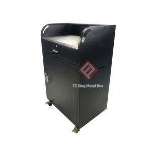 New Type Silver Hotel Service <strong>Valet</strong> Parking <strong>Podium</strong> Portable Hand Trolley Mobile <strong>Valet</strong> Parking <strong>Podium</strong> - Product Image 5