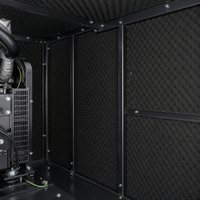 Groupe électrogène diesel insonorisé 50 kVA pour alimentation de secours d'urgence LINGGE 3 phases 400 V 50 Hz