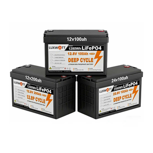 12V100Ah <b>Battery</b> Built-in BMS Lithium Iron Phosphate Drop-in Replacement Lead Acid for Solar Marine Golf Cart - Product Image 2