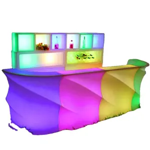 New product illuminated LED Furniture portable led bar counter
