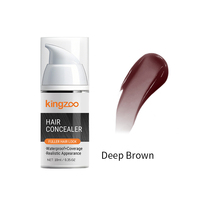 Crème de camouflage pour cheveux et cuir chevelu brun foncé pour cheveux clairsemés Couvrir les zones chauves Soins capillaires multi-usages
