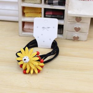 Coletero de tela elástica con nudo de margarita para mujer, diadema informal, verano 2021, origen Yiwu - Product Image 2