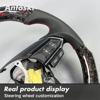 Volante Personalizado de Fibra de Carbono Forjado para Mazda 2 3 6 CX3 CX8 CX9 CX-4 CX-5 Rx-7 CX5, Accesorios Interiores para Coche Mazda