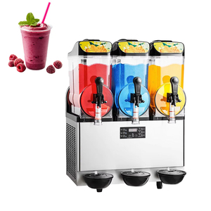 Máquina Comercial de Bebidas Congeladas de Acero Inoxidable con Triple Tanque de 17L, Capacidad para 180 Vasos, 220V 400W, para Margaritas y Smoothies con Función de Agitación/Spray - Product Image 1