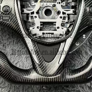 Nouveau produit phare : Volant en cuir perforé en fibre de carbone pour Honda Acura Tlx - Product Image 5
