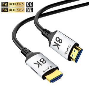 Câble <span class=keywords><strong>HDMI</strong></span> 8K de <span class=keywords><strong>haute</strong></span> <span class=keywords><strong>qualité</strong></span> certifié Ultra <span class=keywords><strong>haute</strong></span> vitesse prend en charge 4K 120Hz 8K 60Hz <span class=keywords><strong>HDMI</strong></span> combinaison de conducteurs de fibre optique Audio - Product Image 5