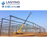 Almacén con Estructura de Acero Personalizable, Estructura de Acero de 2000 Metros Cuadrados, Almacén Prefabricado Asequible con Ventana de Marco de Aluminio