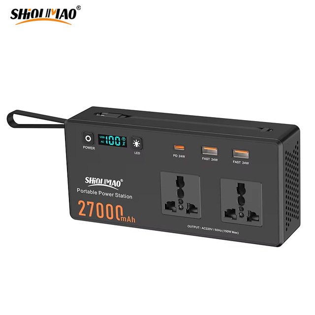 OEM Custom Logo 150W 97.2Wh Mini Portable Power Station With Ac Outlet Type C for Camping Laptop Phone Emergency Backup