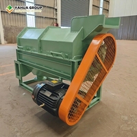 Nieuwe, efficiënte, volautomatische en duurzame palmvruchtseparator en -vergruizer voor de extractie van palmpitten.