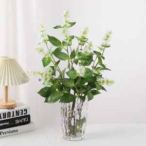 <span class=keywords><strong>Fleur</strong></span> artificielle <span class=keywords><strong>Patchouli</strong></span>, décoration douce nordique pour la maison, le salon, l'hôtel, les projets, les mariages, la photographie en extérieur, la décoration de vases - Product Image 4