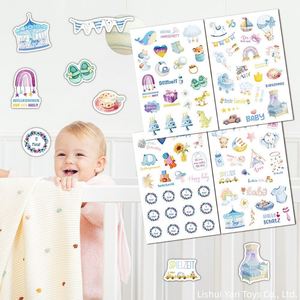 Álbum de Fotos para Scrapbooking, Decoración para Registrar Cada Evento, Diario de Recuerdos, Libro de Recuerdos para Bebés con Pegatinas de Hitos a Juego - Product Image 4