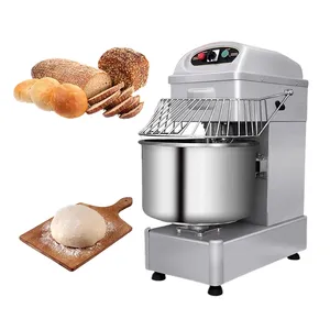 Mejor mezclador de masa en espiral con 3/5/8/12/16/20/25/50/75/100kg mezclador de harina máquina para hacer pan equipo de panadería