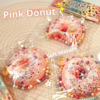 JQ Wholesale Plush Cat Paw Donut Squishy Toys, Mud Feel Squeeze Stress Relief Blind Bag Sensory Toys