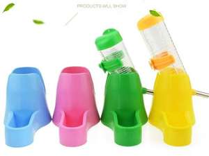 Juego de comida de animales pequeños ardilla holandesa azúcar hámster conejo conejillo de indias <span class=keywords><strong>bebedero</strong></span> hervidor de vidrio 125 ML 4 colores <span class=keywords><strong>bebedero</strong></span> para mascotas - Product Image 5